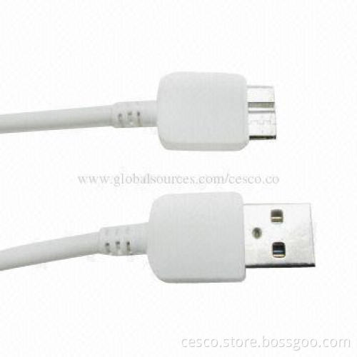 USB 3.0 AM Radio to Micro B Data Cable for Samsung Note 3